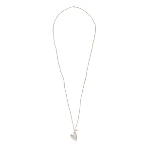 Paradise rozenkwarts zilverkleurige ketting